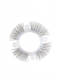 Эластичное кольцо с «ресничками» и 4 шариками - Sextaz - в Мытищах купить с доставкой