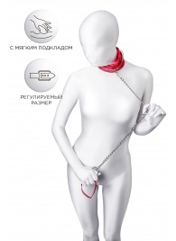 Красный ошейник с подкладкой из меха - ToyFa - купить с доставкой в Мытищах