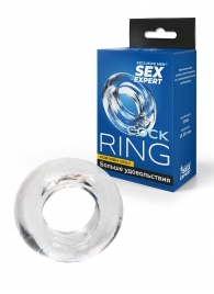 Прозрачное эрекционное кольцо-бублик - Sex Expert - в Мытищах купить с доставкой