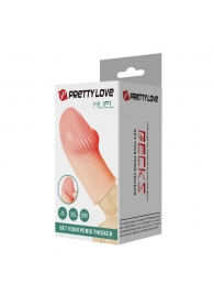 Телесная насадка на пенис Huel - 9 см. - Baile - в Мытищах купить с доставкой