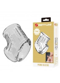 Прозрачная насадка на пенис и мошонку - Baile - в Мытищах купить с доставкой