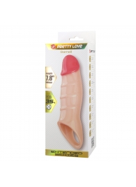 Телесная удлиняющая насадка на пенис Darnel - Baile - в Мытищах купить с доставкой