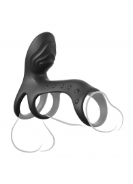 Черная насадка на пенис Ultimate Couples Cage Pro - Pipedream - в Мытищах купить с доставкой