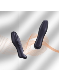 Сливовая силиконовая насадка на пенис с подхватом Manwan Ryzer - Manwan - в Мытищах купить с доставкой