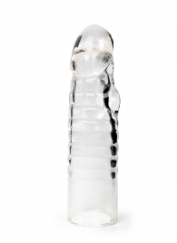 Прозрачная закрытая насадка на член - 15 см. - Sex Expert - в Мытищах купить с доставкой