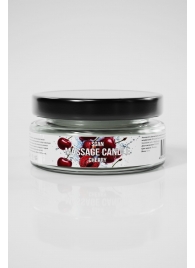 Массажная свеча «Спелая вишня» - 50 мл. - SGAN - купить с доставкой в Мытищах