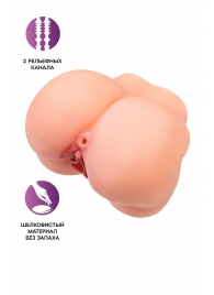 Реалистичный мастурбатор в форме попки с 2 любовными входами - No Name - в Мытищах купить с доставкой