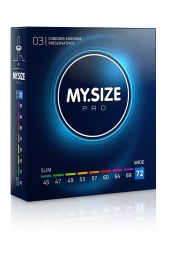 Презервативы MY.SIZE размер 72 - 3 шт. - My.Size - купить с доставкой в Мытищах