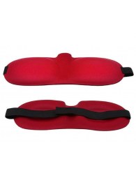 Красная глухая маска на резинке - Sitabella - купить с доставкой в Мытищах