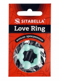 Цветное эрекционное кольцо с 5 бусинами Love Ring - Sitabella - в Мытищах купить с доставкой