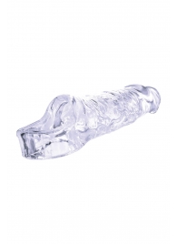 Прозрачная насадка-удлинитель Length Enhancer с подхватом - 16 см. - NMC - в Мытищах купить с доставкой