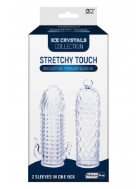 Набор из 2 прозрачных насадок на член Seductive Tickler Sleeves Set - NMC - в Мытищах купить с доставкой