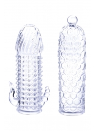 Набор из 2 прозрачных насадок на член Seductive Tickler Sleeves Set - NMC - в Мытищах купить с доставкой