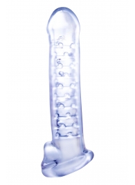 Прозрачная насадка-удлинитель Stretchy Touch - 18 см. - NMC - в Мытищах купить с доставкой