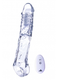 Прозрачная насадка-удлинитель Length Enhancer With Bullet с подхватом - 22,3 см. - NMC - в Мытищах купить с доставкой