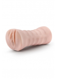 Телесный мастурбатор-вагина Ayumi с вибрацией - Blush Novelties - в Мытищах купить с доставкой