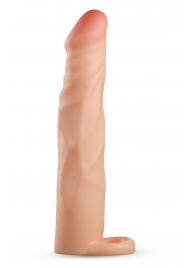 Телесная насадка-удлинитель Fortitude с подхватом - 17,7 см. - Blush Novelties - в Мытищах купить с доставкой