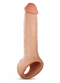 Телесная насадка-удлинитель Thrive 8.75 Inch Realistic Penis Extender Sleeve - 22,2 см. - Blush Novelties - в Мытищах купить с доставкой