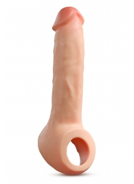 Телесная насадка-удлинитель Thrive 8.75 Inch Realistic Penis Extender Sleeve - 22,2 см. - Blush Novelties - в Мытищах купить с доставкой