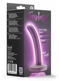 Фиолетовая насадка с гладкой поверхностью Surrender 4.75 Inch Beginner Pegging Dildo - 12 см. - Blush Novelties - купить с доставкой в Мытищах