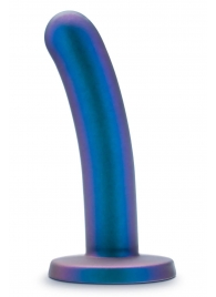 Синяя насадка с гладкой поверхностью Surrender 5.75 Inch Intermediate Pegging Dildo - 14,6 см. - Blush Novelties - купить с доставкой в Мытищах
