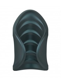 Серый сквозной мастурбатор с вибрацией Manwan Starter - Manwan - в Мытищах купить с доставкой