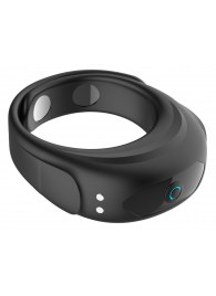 Черное эрекционное виброкольцо на ремешках - Boys of Toys - в Мытищах купить с доставкой