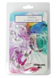 Набор из 3 эрекционных прозрачных колец - Boys of Toys - в Мытищах купить с доставкой
