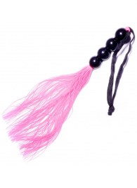 Розовая силиконовая плеть - 35,5 см. - Boys of Toys - купить с доставкой в Мытищах