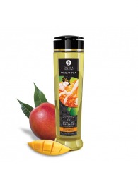 Массажное масло для тела Luscious Mango с ароматом манго - 240 мл. - Shunga - купить с доставкой в Мытищах