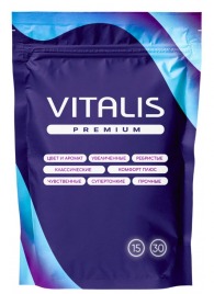 Презервативы с утолщенной стенкой VITALIS Premium Strong - 15 шт. - Vitalis - купить с доставкой в Мытищах