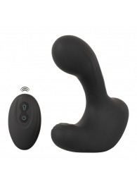 Черная анальная вибропробка с функцией расширения RC Butt Plug with 3 functions - Orion - в Мытищах купить с доставкой