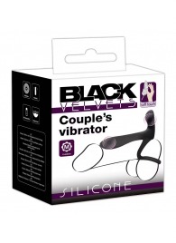 Черная насадка на член с вибрацией Couple’s Vibrator - Orion - в Мытищах купить с доставкой