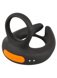 Черный вибростимулятор мошонки RC Scrotum Stimulator with Vibration - Orion - в Мытищах купить с доставкой