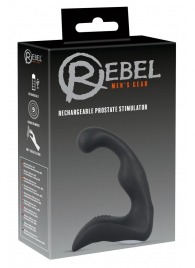 Черный перезаряжаемый стимулятор простаты с вибрацией - 14,6 см. - Orion - в Мытищах купить с доставкой