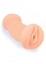 Телесный двусторонний мастурбатор с вибропулей и эрекционными кольцами в комплекте - Sexy Girl - в Мытищах купить с доставкой