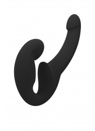 Черный безремневой страпон Share Lite - Fun Factory - купить с доставкой в Мытищах