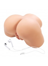 Телесный мастурбатор Olivia с 2 любовными отверстиями - Baile - в Мытищах купить с доставкой