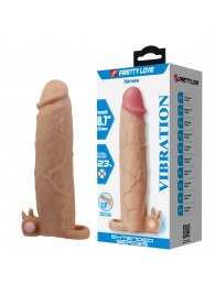 Телесная насадка на пенис Xerxes - 22 см. - Baile - в Мытищах купить с доставкой