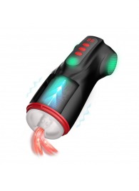 Интерактивный мастурбатор Raven с вакуумом, вибрацией и подсветкой - Shots Media BV - в Мытищах купить с доставкой