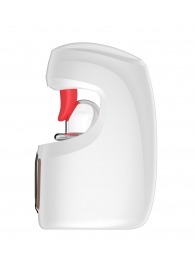 Белый мастурбатор с язычком и возвратно-поступательными движениями - Secwell - в Мытищах купить с доставкой