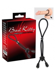 Кольцо для пениса в виде двойной петли Bad Kitty - Orion - в Мытищах купить с доставкой