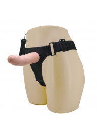 Реалистичный страпон-фаллоимитатор на трусиках Ultra Passionate Harness - 15 см. - Baile - купить с доставкой в Мытищах