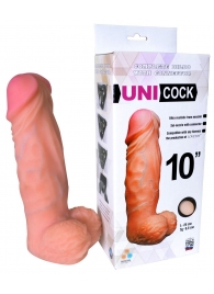 Фаллическая насадка Харнесс UNICOCK 10  - 25 см. - LOVETOY (А-Полимер) - купить с доставкой в Мытищах