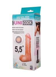 Фаллическая насадка Харнесс UNICOCK 5,5  - 17 см. - LOVETOY (А-Полимер) - купить с доставкой в Мытищах