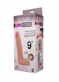 Фаллическая насадка Харнесс UNICOCK 9  - 24 см. - LOVETOY (А-Полимер) - купить с доставкой в Мытищах