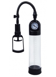 Чёрная вакуумная помпа A-toys с манометром и прозрачной колбой - A-toys - в Мытищах купить с доставкой