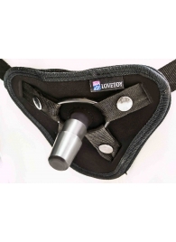 Вибрострапон с двумя насадками UniStrap - 18 и 18 см. - LOVETOY (А-Полимер) - купить с доставкой в Мытищах