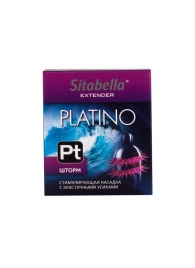Стимулирующая насадка со спиралью из усиков Platino  Шторм - Sitabella - купить с доставкой в Мытищах