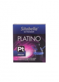 Стимулирующая насадка с усиками и шипиками Platino  Ураган - Sitabella - купить с доставкой в Мытищах